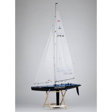 BARCO À VELA KYOSHO VELEIRO SEAWIND FIBRA CARBONO READSET COM RÁDIO 2.4 GHZ KT431S KYOSHO KYO 40463B